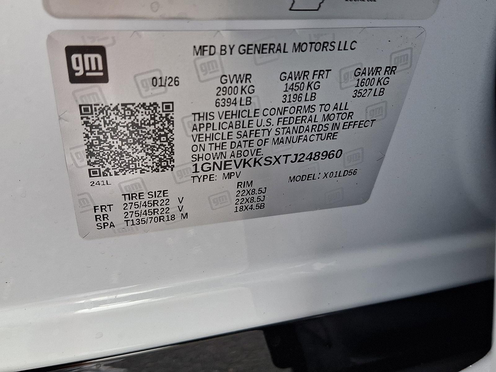 2026 Chevrolet Traverse High Country w/2LZ