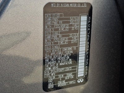2023 INFINITI QX50 SPORT AWD