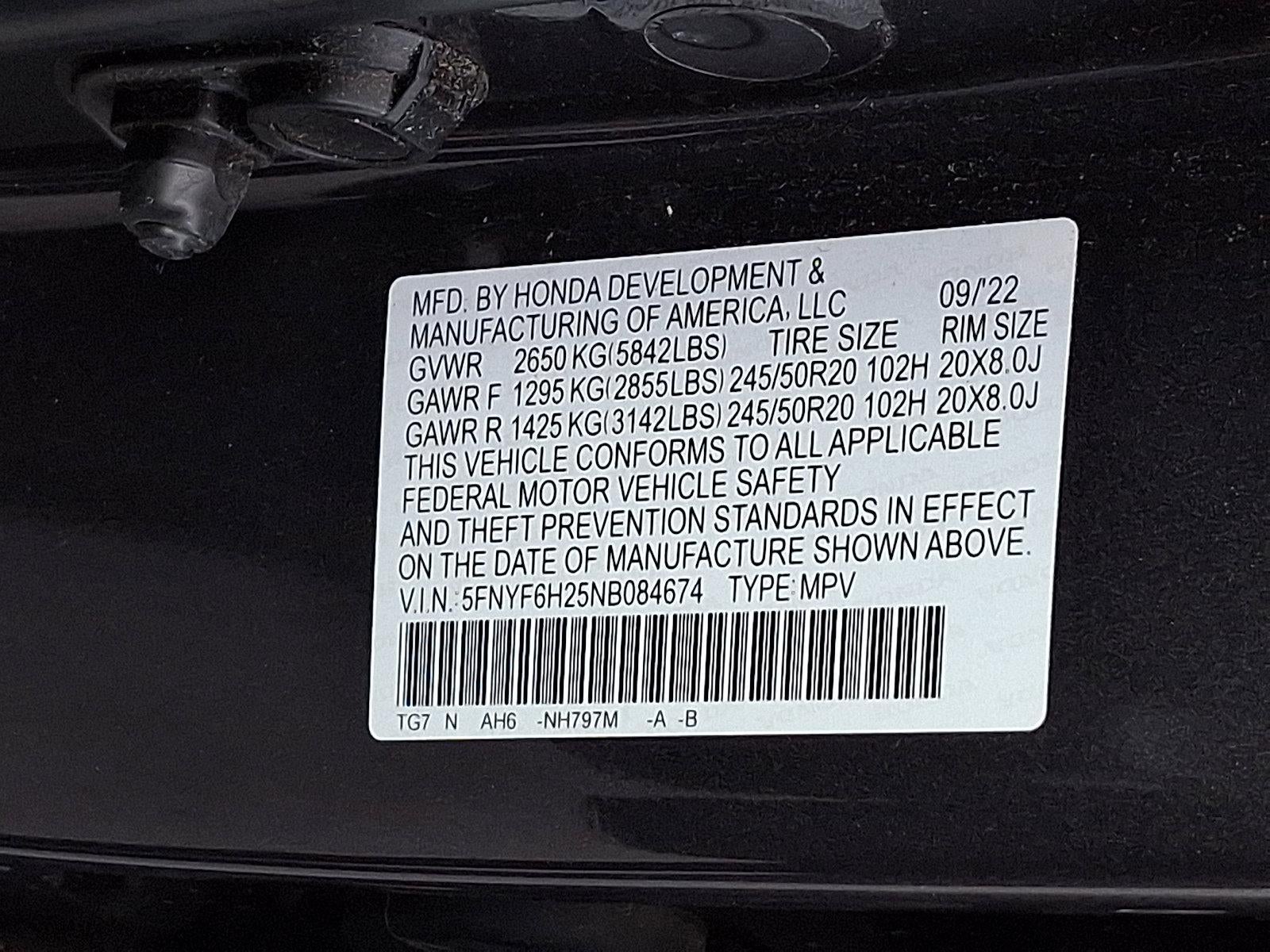 2022 Honda Pilot Special Edition AWD