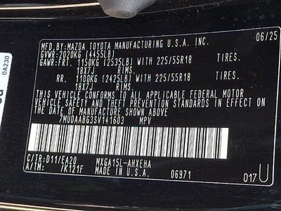 2025 Toyota Corolla Cross XLE 4WD (Natl)