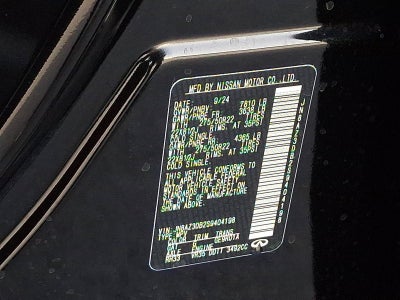 2025 INFINITI QX80 SENSORY AWD