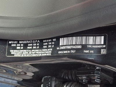 2023 Maserati Quattroporte Modena Q4 AWD