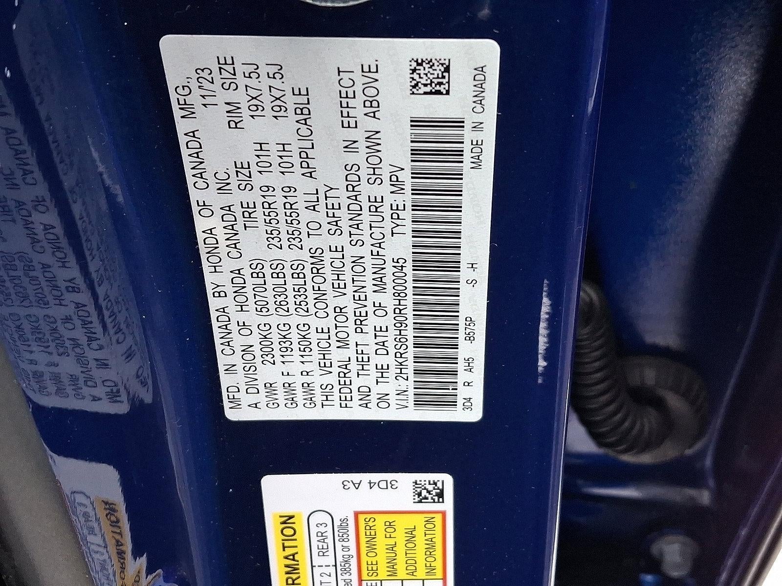 2024 Honda CR-V Hybrid Sport Touring AWD