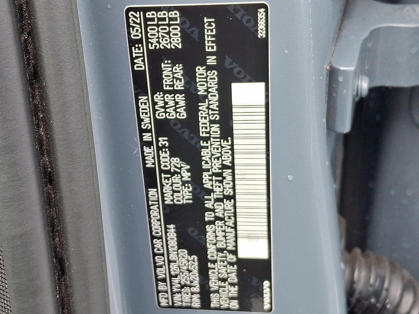 2022 Volvo XC60 B5 AWD Inscription