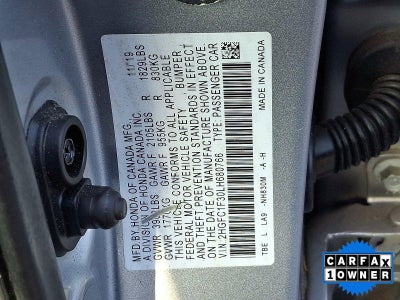 2020 Honda Civic Sedan EX CVT