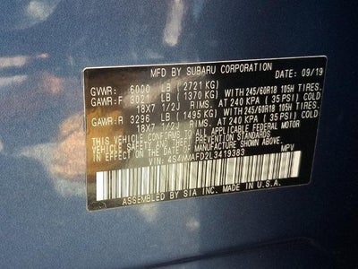 2020 Subaru Ascent Premium 7-Passenger