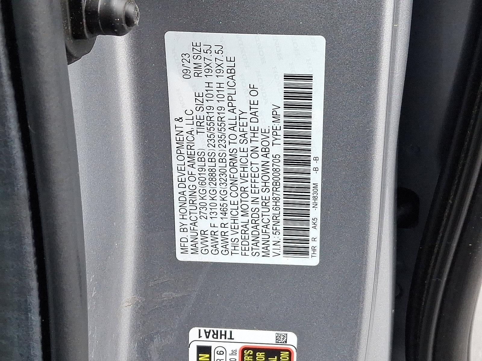 2024 Honda Odyssey Touring Auto