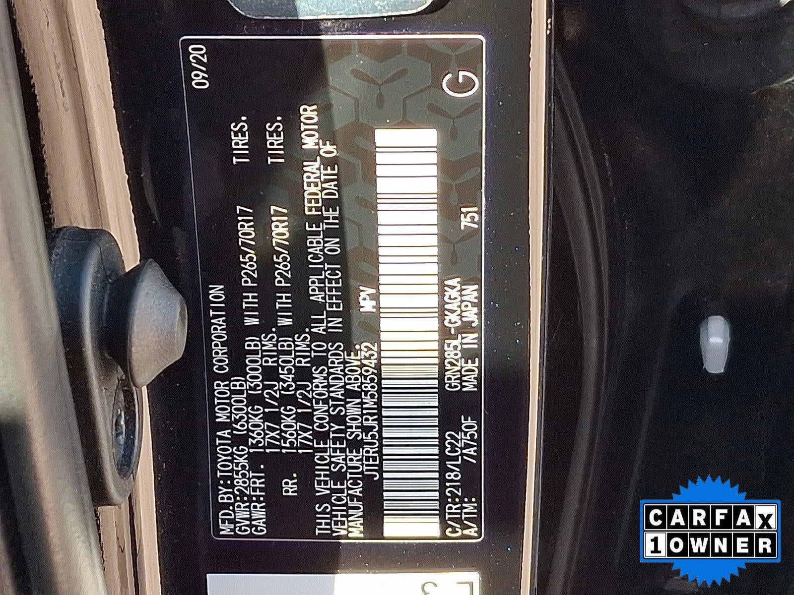 2021 Toyota 4Runner TRD Off Road Premium 4WD (Natl)