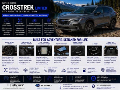 2025 Subaru Crosstrek Limited AWD