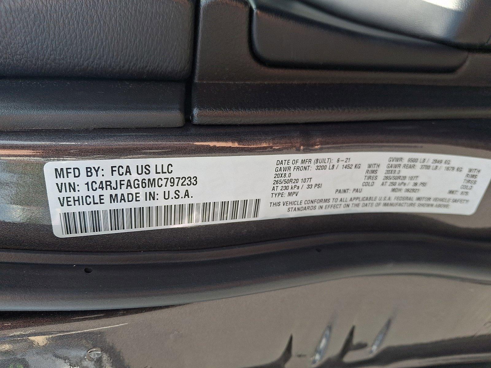 2021 Jeep Grand Cherokee Laredo X 4x4