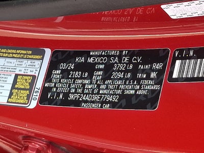 2024 Kia Forte LXS