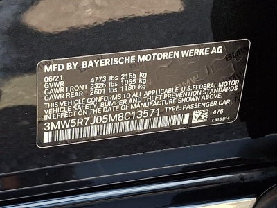 2021 BMW 330i xDrive Sedan North America