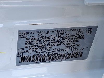 2024 Nissan Sentra SV CVT