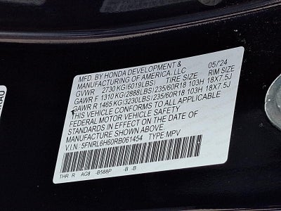 2024 Honda Odyssey EX-L Auto