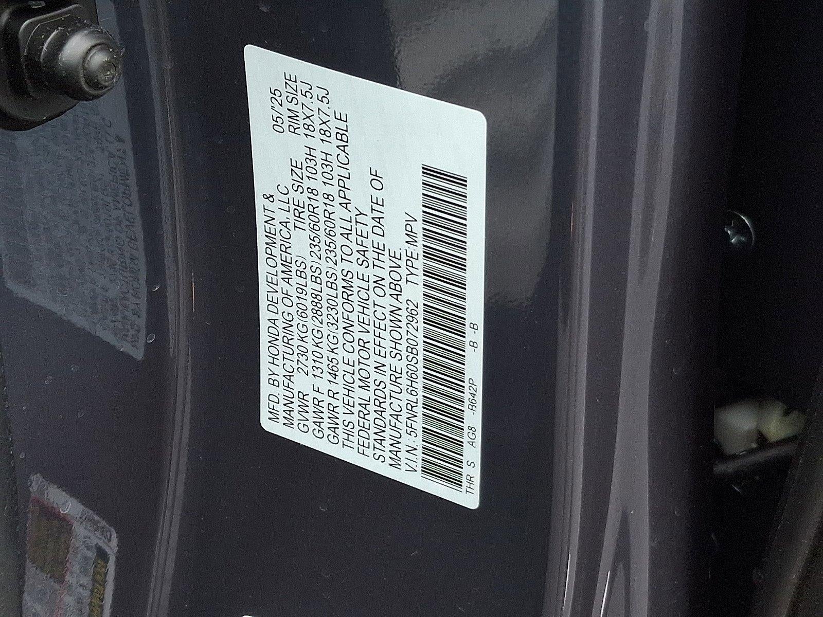 2025 Honda Odyssey EX-L Auto