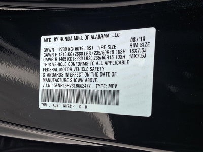 2020 Honda Odyssey EX-L Auto