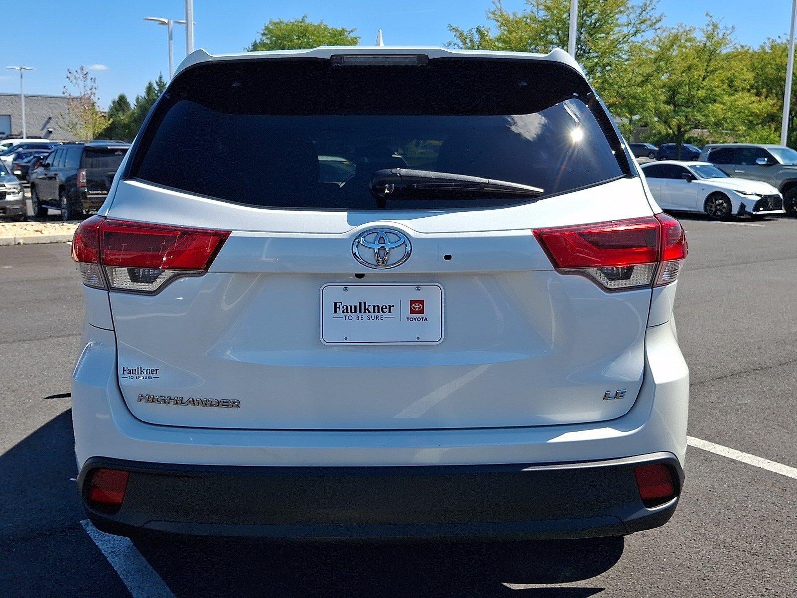 2019 Toyota Highlander LE Plus V6 FWD (SE)