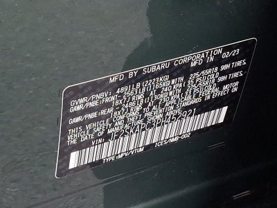 2023 Subaru Forester Limited CVT