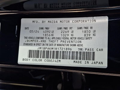 2024 Mazda Mazda3 Hatchback 2.5 S Select Sport Auto FWD