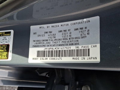 2024 Mazda Mazda3 Hatchback 2.5 S Carbon Edition Auto AWD