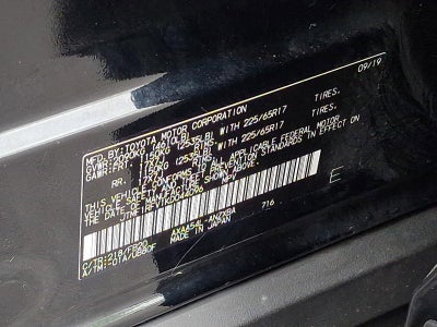 2019 Toyota RAV4 LE AWD (Natl)