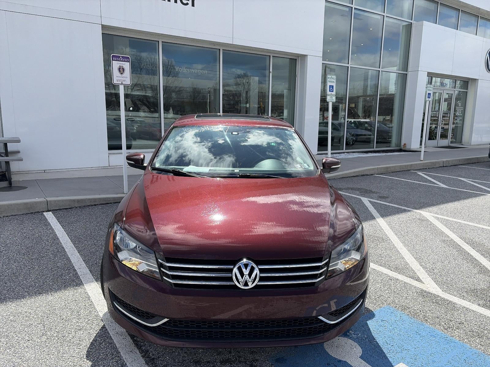 2013 Volkswagen Passat 4dr Sdn 2.5L Manual SE PZEV