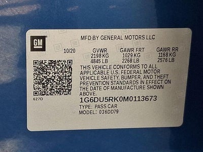 2021 Cadillac CT5 4dr Sdn Sport
