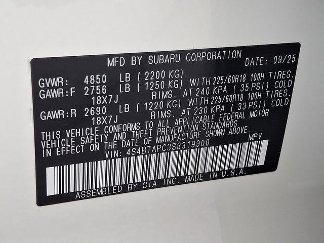 2025 Subaru Outback Touring AWD