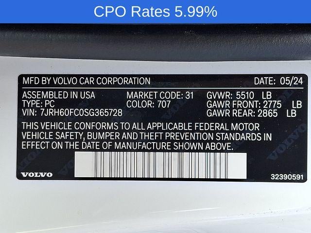 2025 Volvo S60 Plug-In Hybrid T8 AWD Plus
