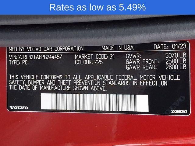 2023 Volvo S60 B5 AWD Ultimate Bright Theme