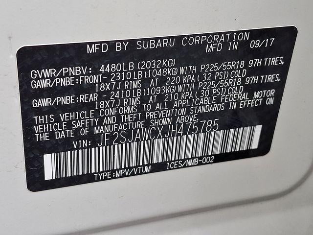 2018 Subaru Forester 2.5i Touring CVT