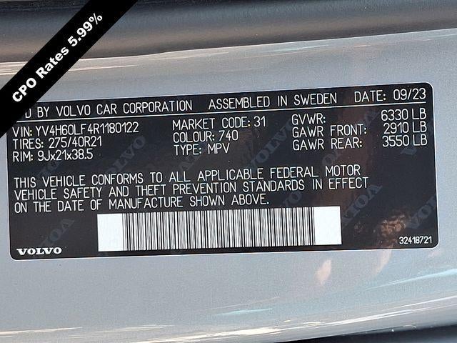 2024 Volvo XC90 Recharge Plug-In Hybrid T8 eAWD PHEV Ultimate 6P