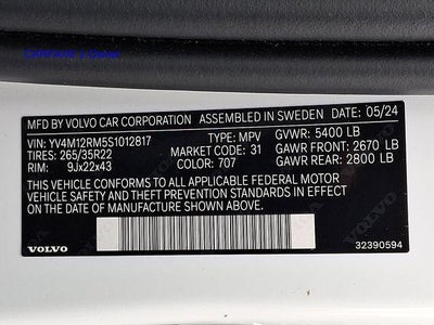 2025 Volvo XC60 B5 AWD Ultra