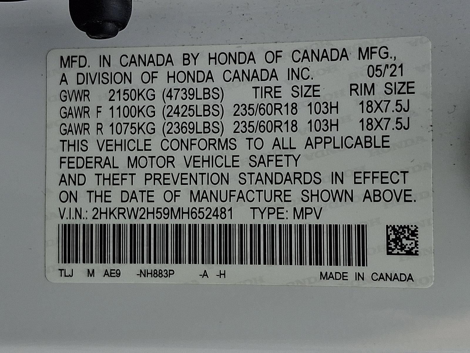 2021 Honda CR-V EX AWD