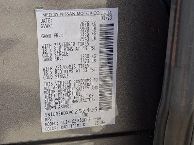 2023 Nissan Pathfinder SV 4WD