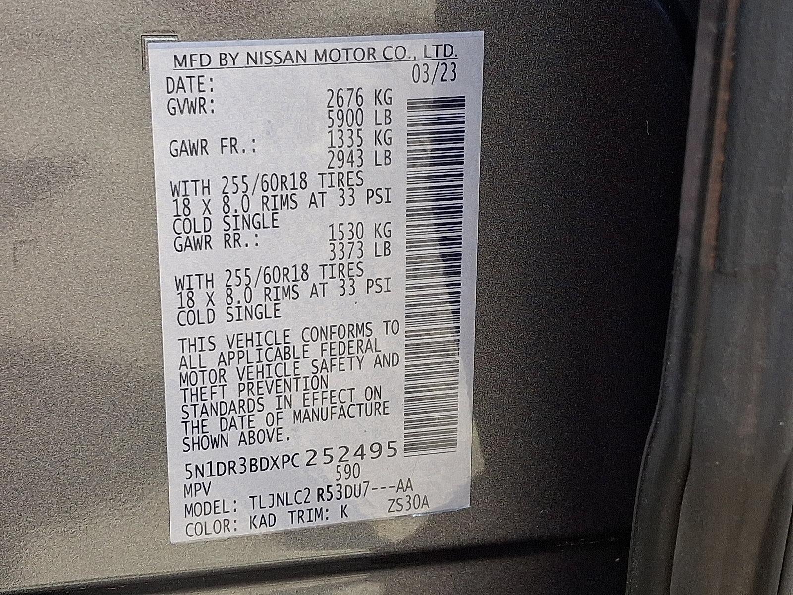 2023 Nissan Pathfinder SV 4WD