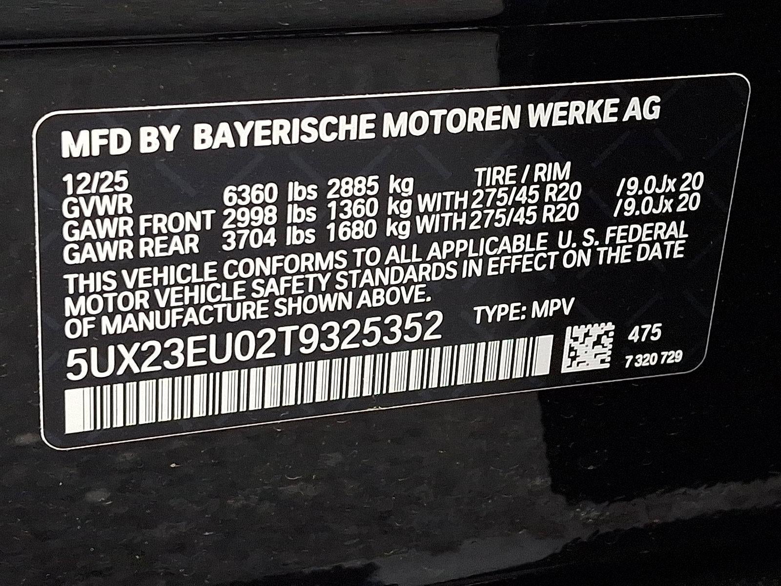 2026 BMW X5 xDrive40i Sports Activity Vehicle