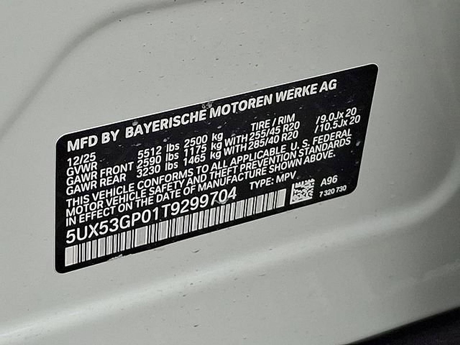2026 BMW X3 30 xDrive Sports Activity Vehicle