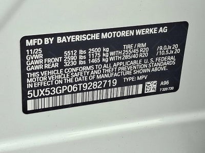 2026 BMW X3 30 xDrive Sports Activity Vehicle