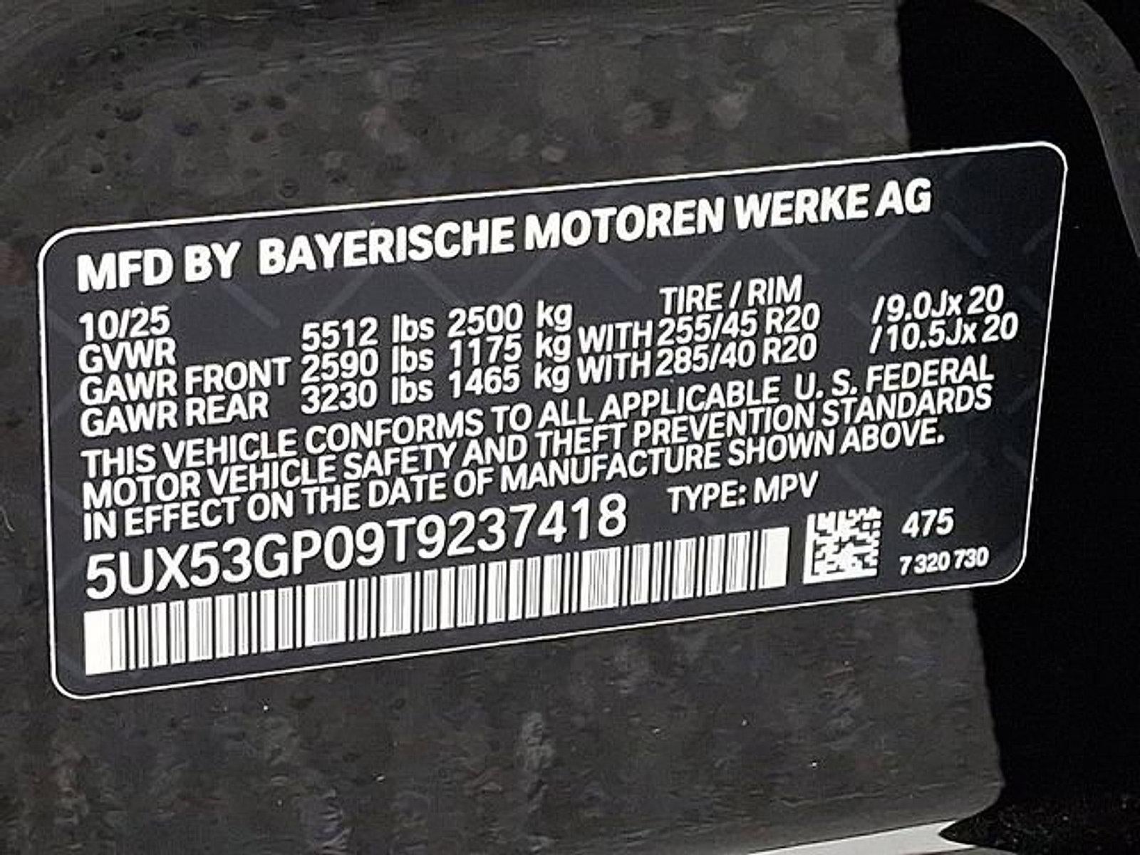 2026 BMW X3 30 xDrive Sports Activity Vehicle