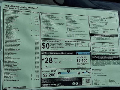 2026 BMW 430i xDrive Convertible