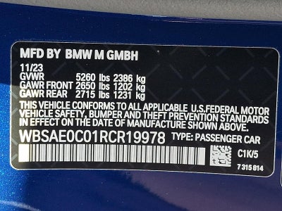 2024 BMW M8 M8 Competition Coupe