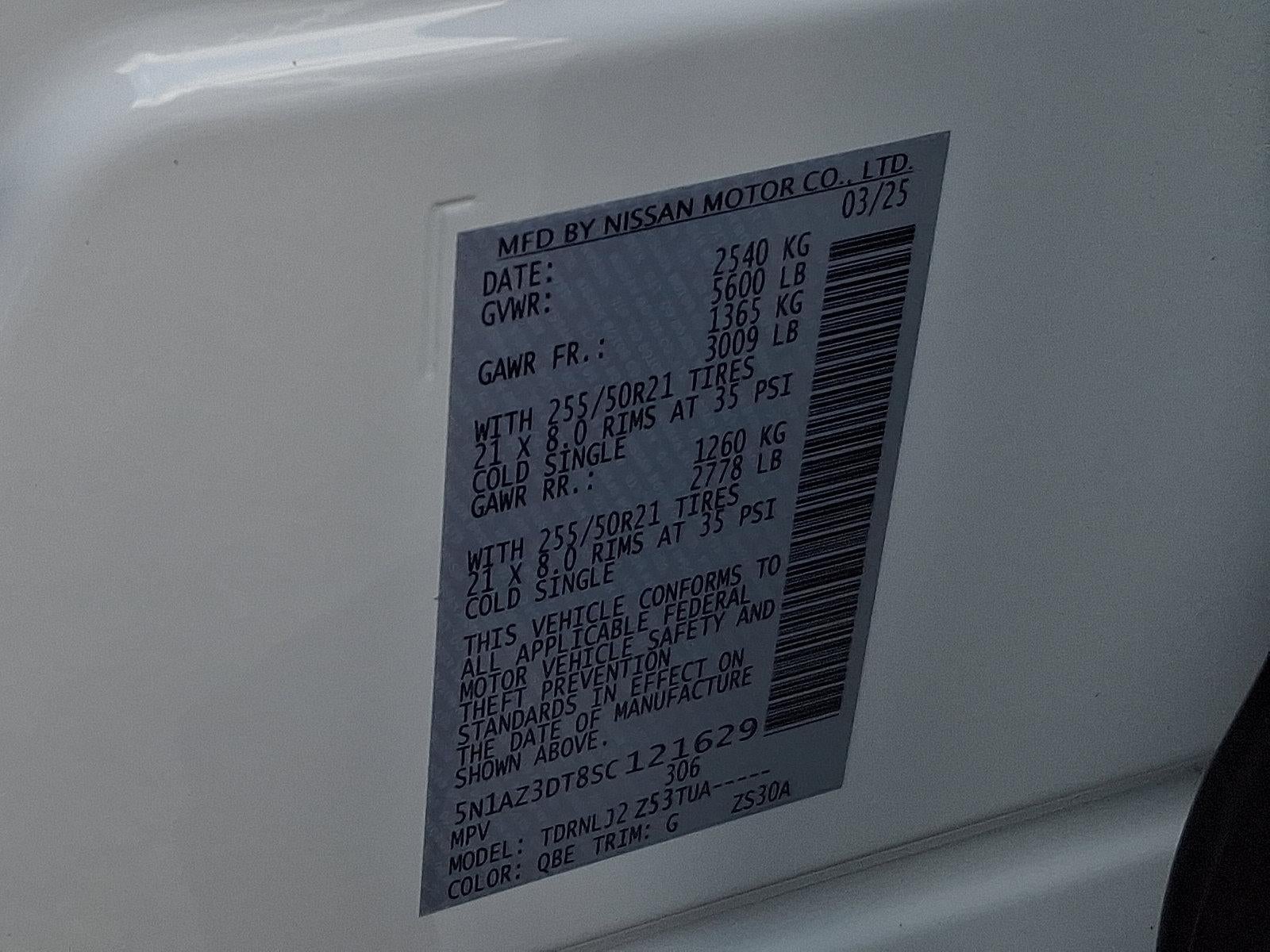 2025 Nissan Murano AWD Platinum