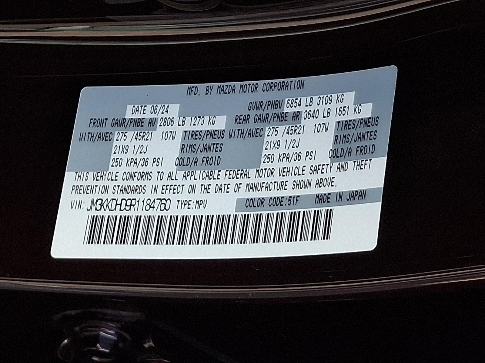 2024 Mazda Mazda CX-90 3.3 Turbo Premium AWD