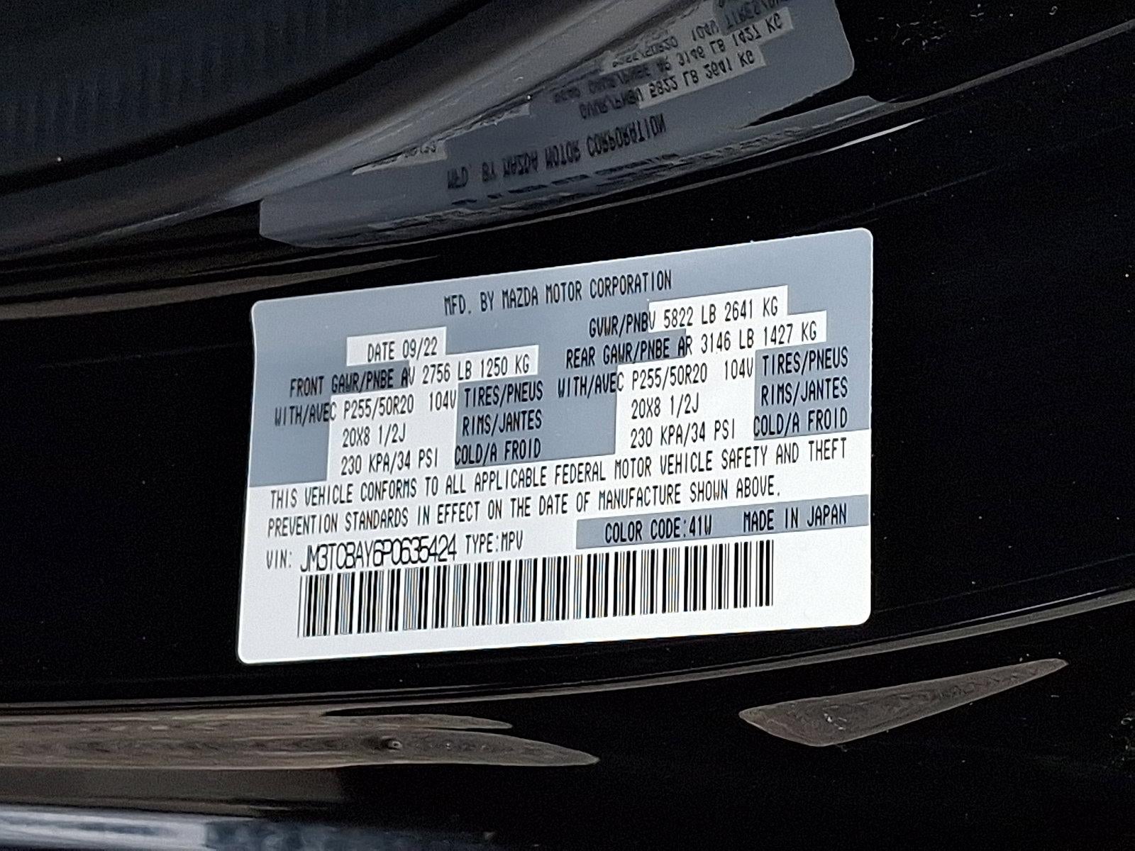 2023 Mazda Mazda CX-9 Touring Plus AWD