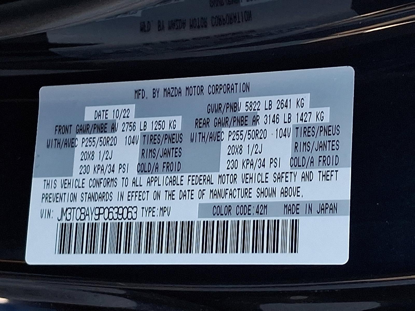 2023 Mazda Mazda CX-9 Touring Plus AWD