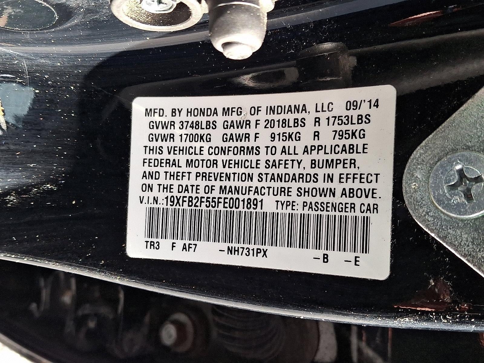 2015 Honda Civic Sedan LX CVT