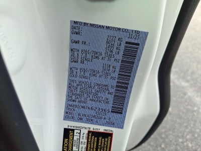 2026 Nissan Frontier King Cab® S