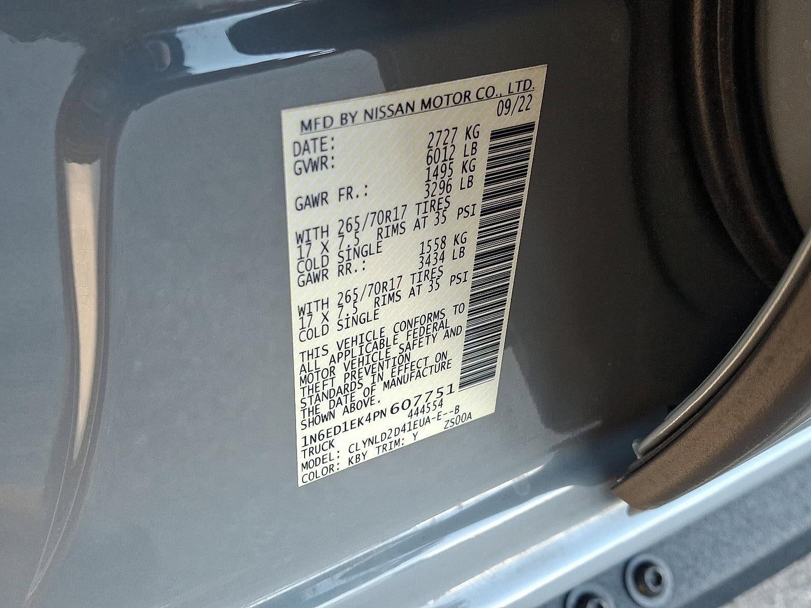 2023 Nissan Frontier Crew Cab 4x4 PRO-4X Auto *Ltd Avail*
