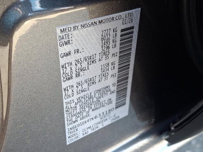 2026 Nissan Frontier Crew Cab SV